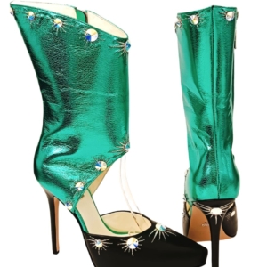 STIVALE TURCHESE NERO